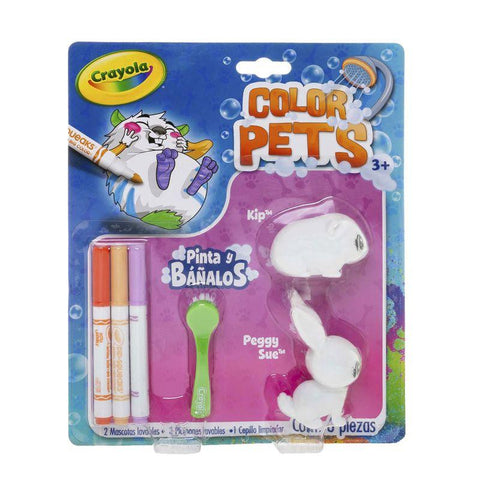Figura Para Pintar Color Pets Rabbit & Hamster, Crayola