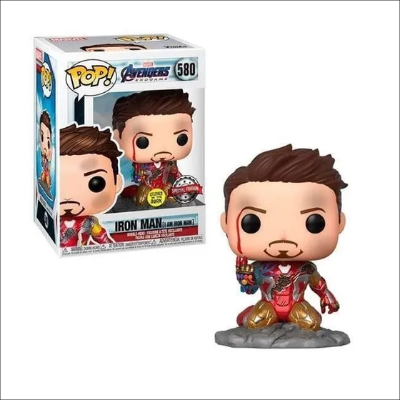 Avengers - 580 Iron man I am iron man - Glows in the Dark y PX previews Exclusive