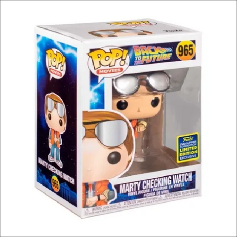 Back to the future - 965 MARTY CHECKING WATCH - funko 2020 summer convetion limited edition