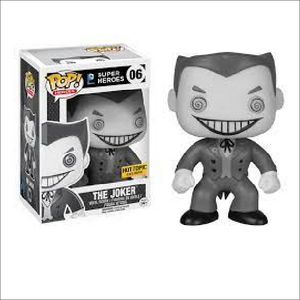 Super heroes - 06 THE JOKER BLACK AND WHITE - Hot topic exclusive