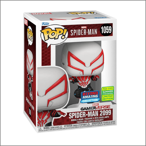 ¡Funko pop! Marvel: Beyond Amazing - Spider-Man 2099, Convención de verano, exclusivo de Amazon
