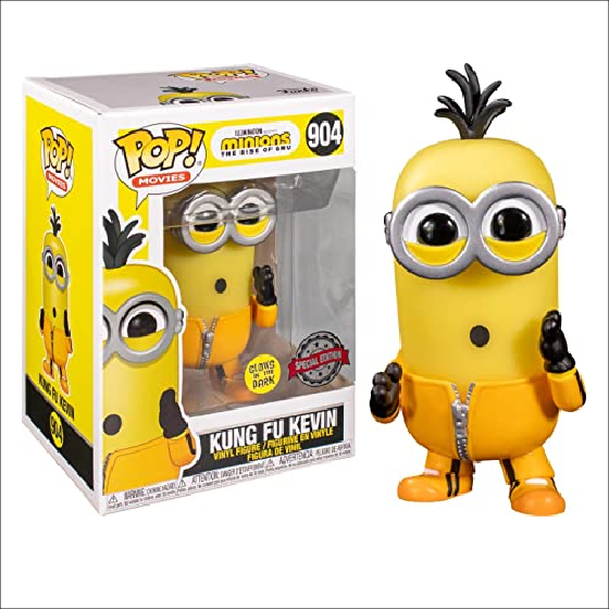 minions - 904 KUNG FU KEVIN - glows in the dark y special edition