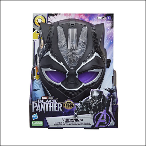 Marvel Black Panther Máscara de Poder Vibranium