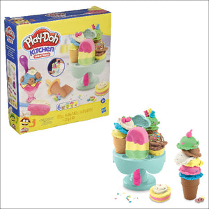 Play-Doh Kitchen Creations Ice cream carousel Playset Coffret desserts glaces